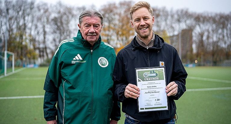 Fair-Play des Monats Juni 2025 für Tobias Siebke (Ideal CF Casa de Espana)