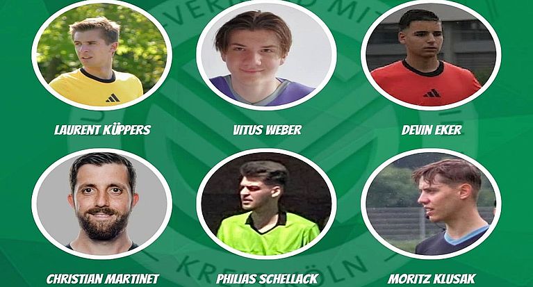 Aufstiege von Schiedsrichtern*innen aus dem Fußballkreis Köln