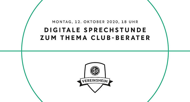 Jetzt schnell bewerben: Digitale Sprechstunde zum Thema Club-Berater*in