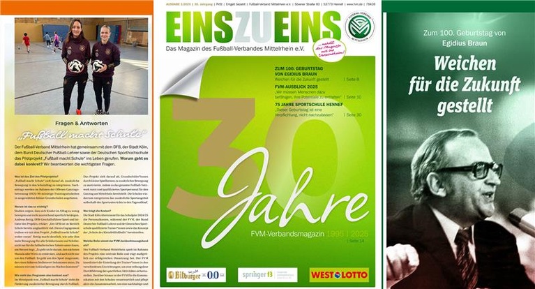 EINSZUEINS - Ausgabe 01/2025 jetzt online