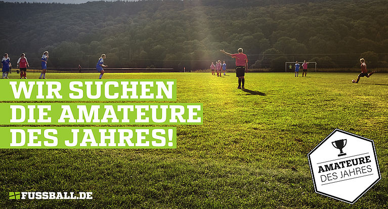 FUSSBALL.DE sucht die "Amateure des Jahres 2019"