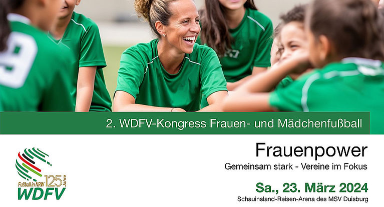 2. WDFV-Kongress Frauen- und Mädchenfußball: Jetzt anmelden!