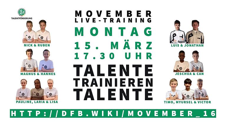 MOVEmber im März: Talente trainieren Talente!