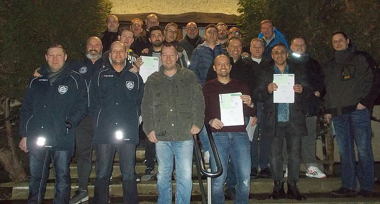 Lizenzübergabe des C-Trainer-Lehrgangs beim SC Brück