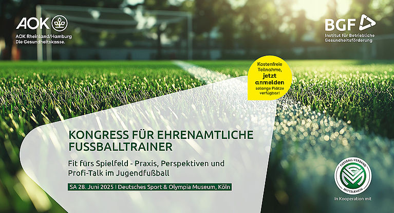 AOK BGF-Trainerkongress im Deutschen Sport & Olympia Museum Köln – jetzt kostenlos anmelden!