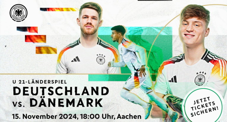 U21-DFB-Herren: Jetzt Tickets für Länderspiel in Aachen sichern