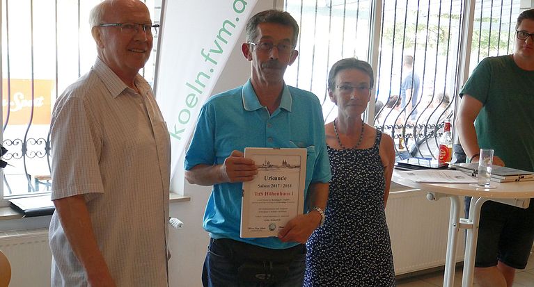 3. Vereinsvertreter-Versammlung 2018 des Kreises Köln bei der SpVg. Flittard für rechtsrheinische Vereine