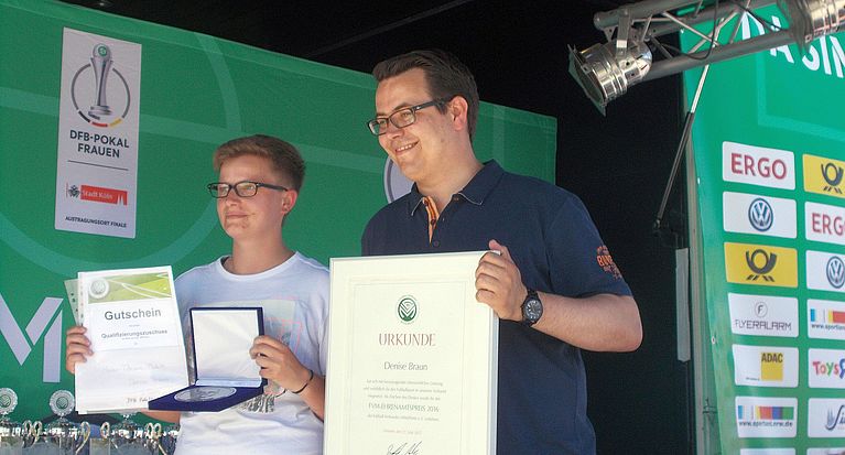 Denise Braun erhielt Marko-Tillmann-Plakette