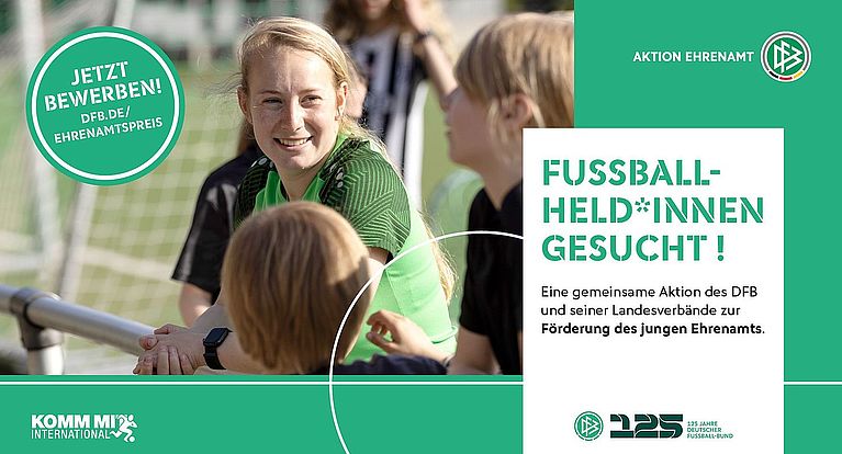Aktion Ehrenamt: Fußballhelden gesucht