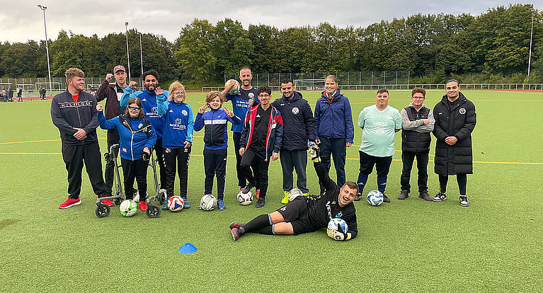 Inklusionsfußball beim FC Germania Zündorf