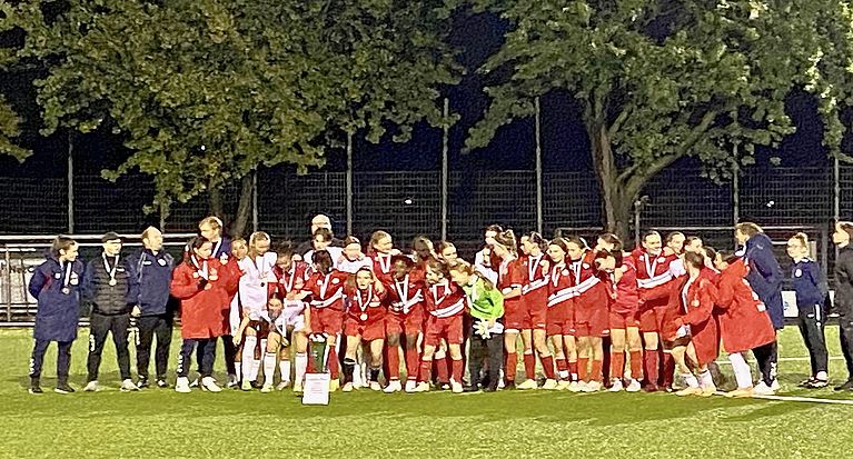 B-Juniorinnen vom 1. FC Köln Pokalsieger Köln 2023