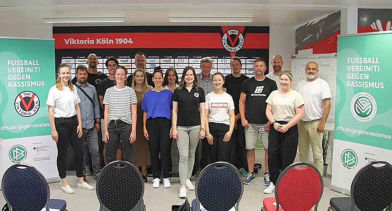 Verein(t) gegen Rassismus: 1. Netzwerktreffen von FVM und Viktoria Köln