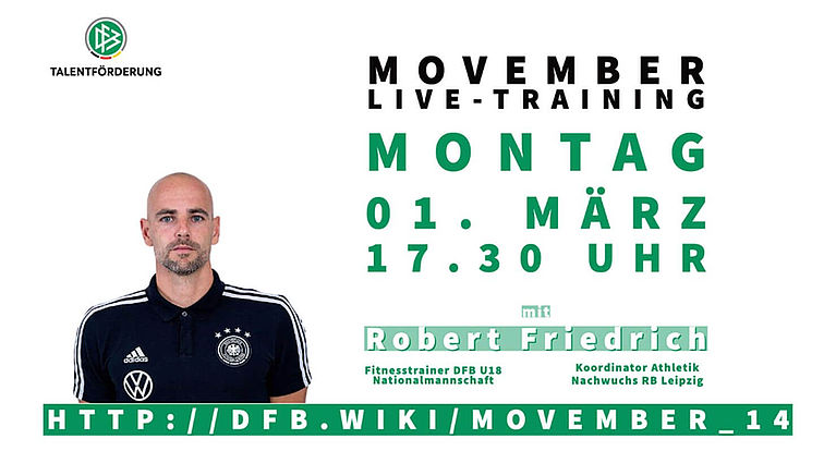 MOVEmber im März mit U18-Fitnesscoach Friedrich