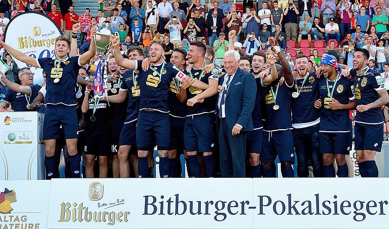 Der Bonner SC gewinnt den Bitburger-FVM-Pokal gegen Fortuna Köln