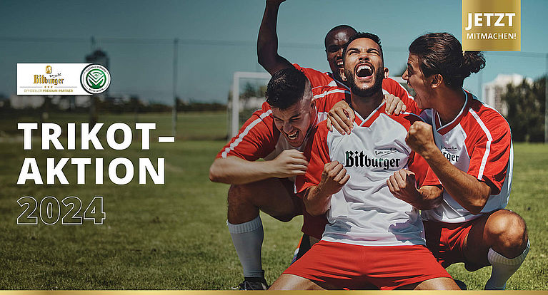 Jetzt mitmachen bei der Bitburger-Trikotaktion 2024!