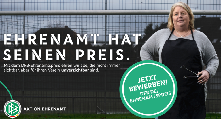 Endspurt der Bewerbungsphase der DFB-Ehrenamtspreise
