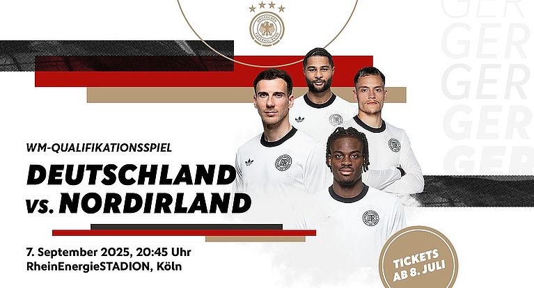 Jetzt noch sichern: Tickets für das WM-Qualifikationsspiel in Köln