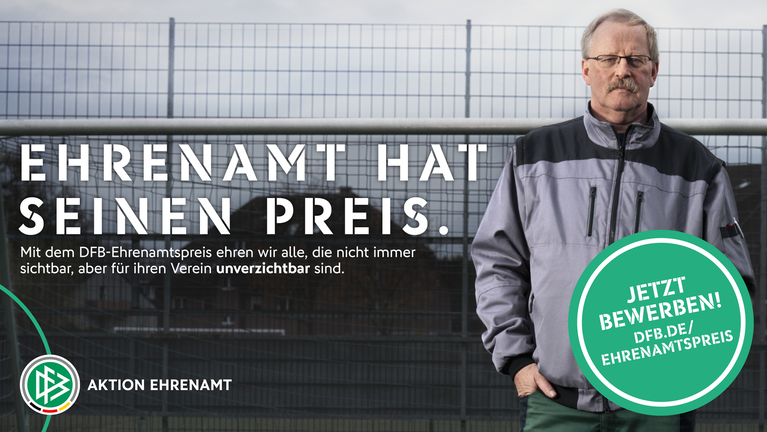 DFB-Ehrenamtspreis und Fußballhelden*innen: Endspurt der Bewerbungsphasen 