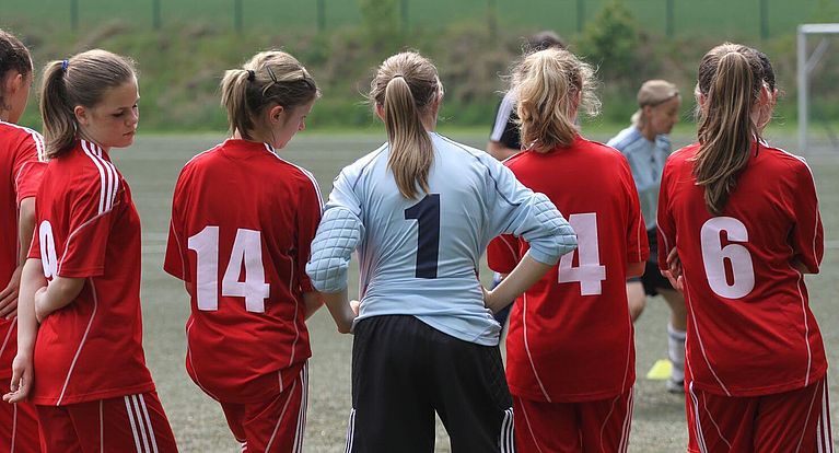Förderung für Frauen- und Mädchenfußball
