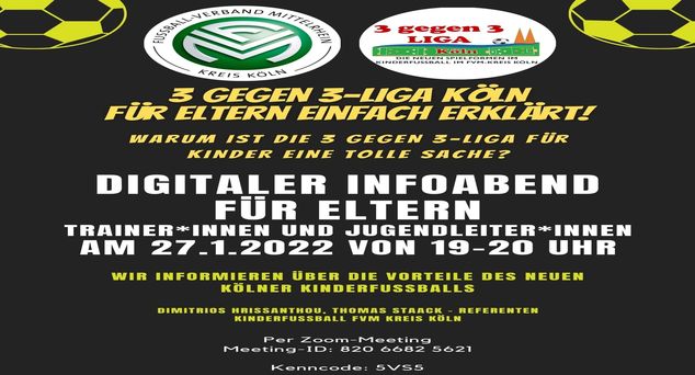 Weitere Infoveranstaltung zur 3vs3-Liga Köln