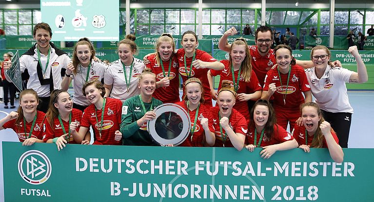 B-Juniorinnen des 1. FC Köln gewinnen Futsal-Cup