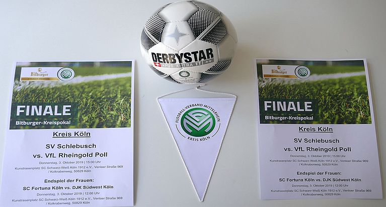 HEUTE: Endspiele Bitburger-Kreispokal und Frauen-Kreispokal Köln 2019/2020