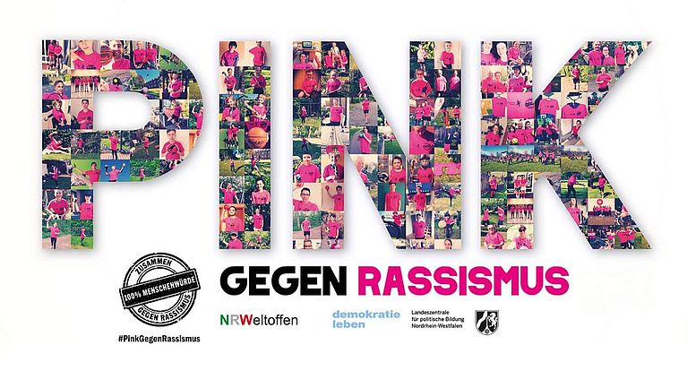 "PINK gegen Rassismus"