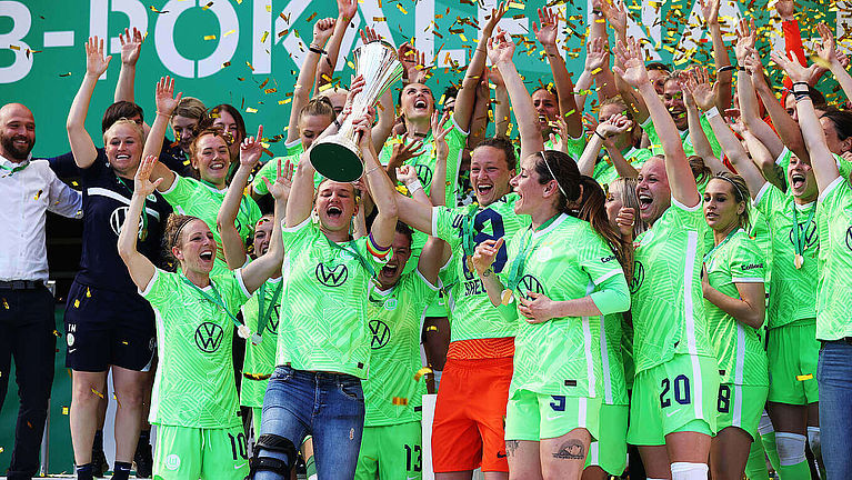 DFB-Pokalfinale der Frauen: Wolfsburgs siebter Streich in Folge
