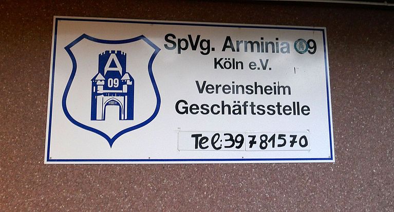 Nutzung der Umkleidekabinen und Duschen bei der SpVg. Arminia 09 Köln nicht möglich