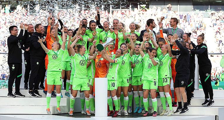 DFB-Pokal der Frauen: Wolfsburg lässt Potsdam keine Chance