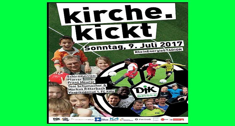 "kirche.kickt" - am Sonntag großes DJK-Turnier auf den Stadionvorwiesen