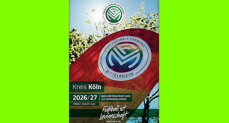 Der Terminkalender 2026/2027 des Kreises Köln ist abermals in „digitaler Form“ erschienen