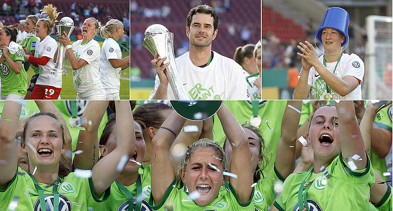 DFB-Pokalfinale der Frauen: Wolfsburg holt Titel-Hattrick und Double