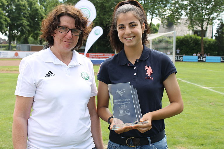 Sarah Abu Sabbah ist beste Torjägerin der Regionalliga West